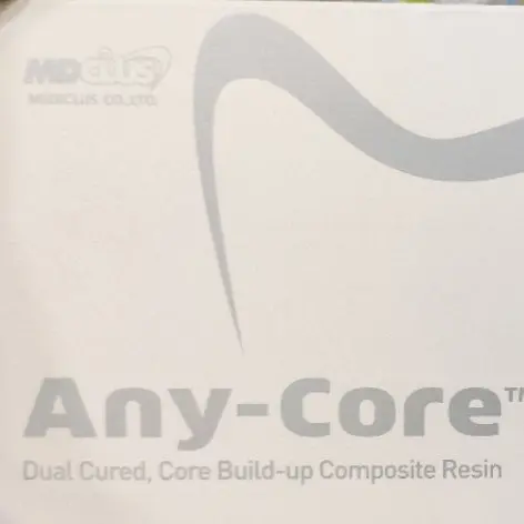 Post and core buildup material (resin based + dual cured)